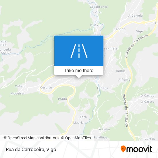 Rúa da Carroceira map