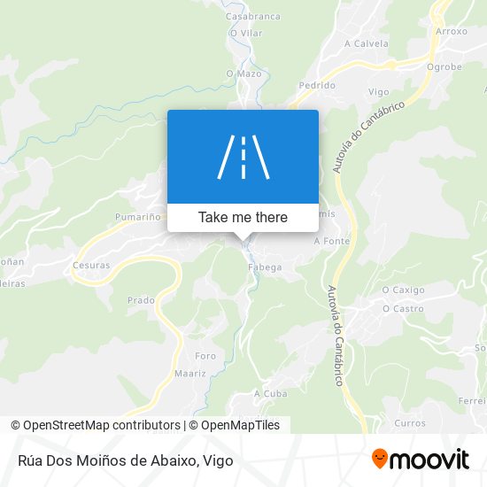 Rúa Dos Moiños de Abaixo map