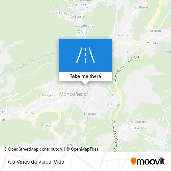 Rúa Viñas da Veiga map