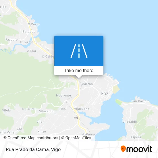 Rúa Prado da Cama map