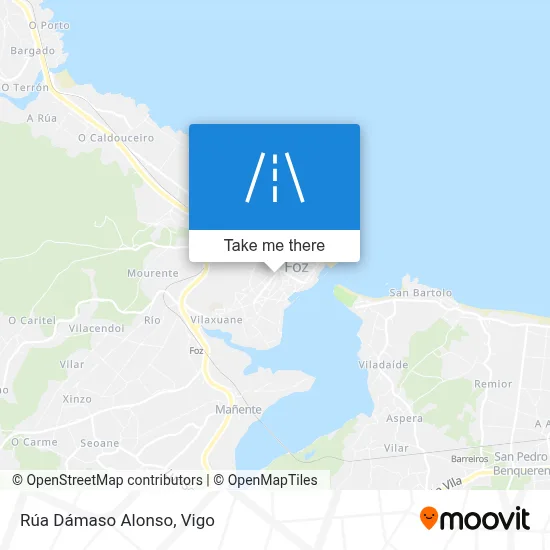 Rúa Dámaso Alonso map