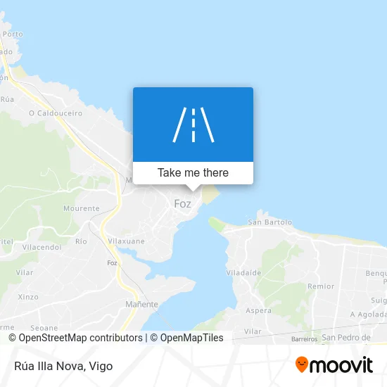 Rúa Illa Nova map