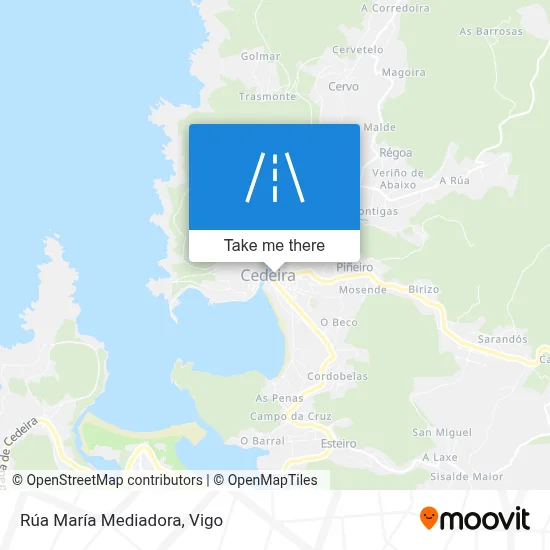 Rúa María Mediadora map