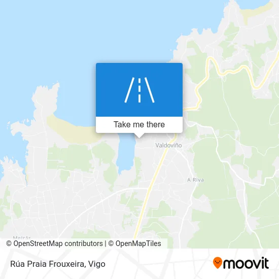 Rúa Praia Frouxeira map