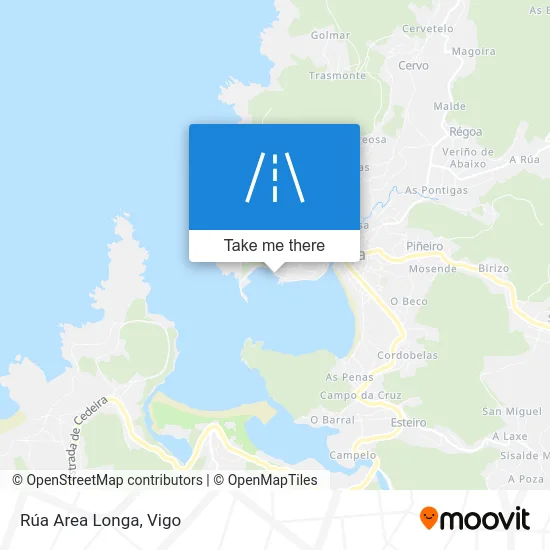 Rúa Area Longa map