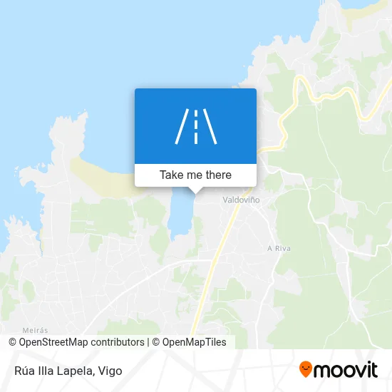 Rúa Illa Lapela map