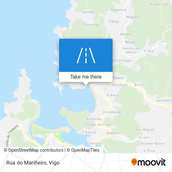 Rúa do Mariñeiro map