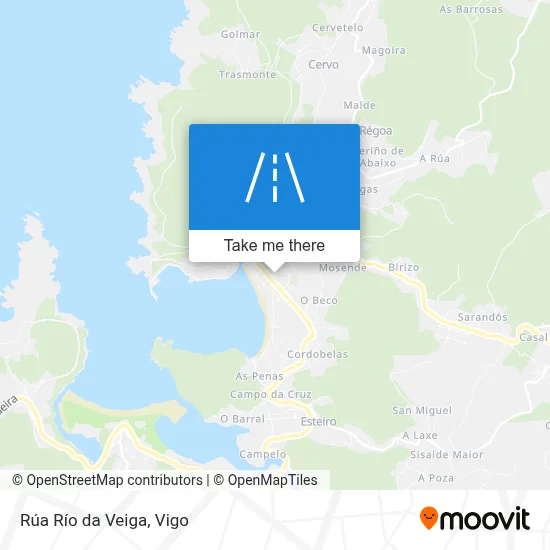 Rúa Río da Veiga map