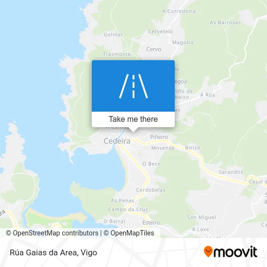 Rúa Gaias da Area map