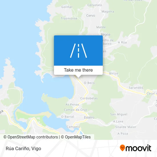 Rúa Cariño map