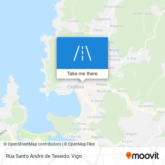 Rúa Santo André de Texeido map