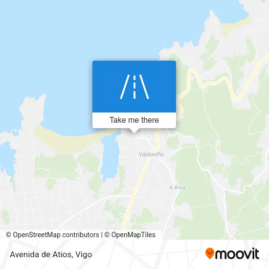 Avenida de Atios map
