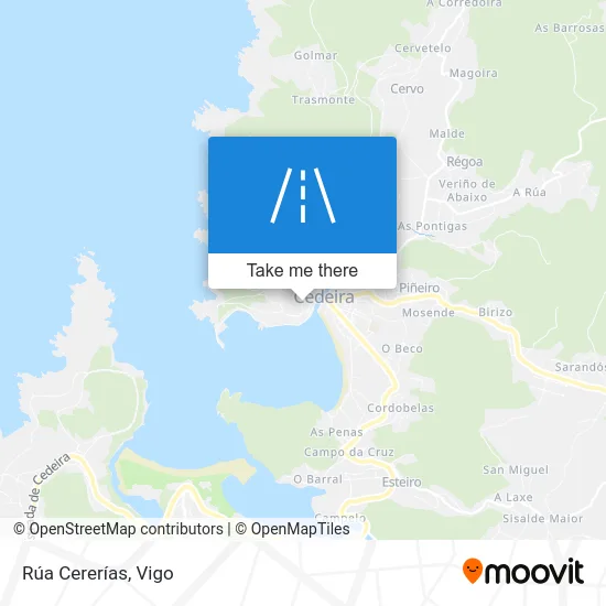 Rúa Cererías map
