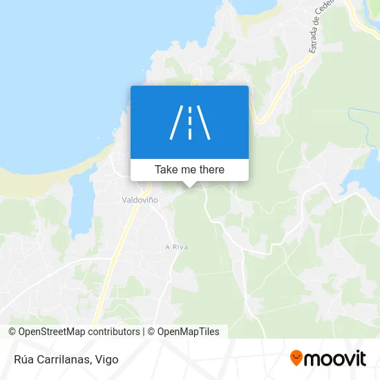 Rúa Carrilanas map