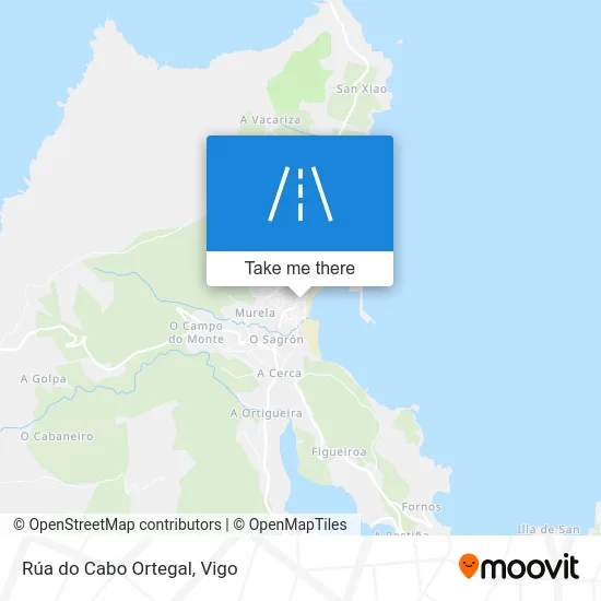 Rúa do Cabo Ortegal map