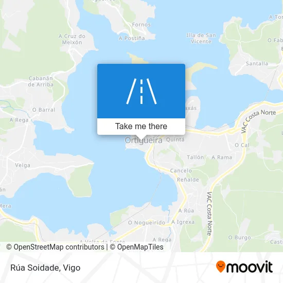 Rúa Soidade map