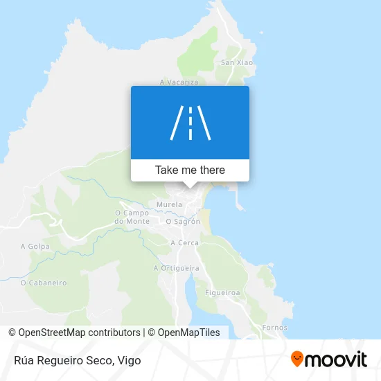 Rúa Regueiro Seco map