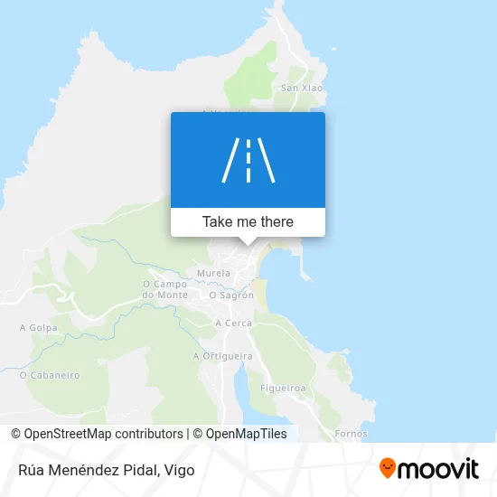 Rúa Menéndez Pidal map