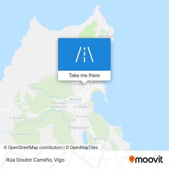 Rúa Doutor Carreño map