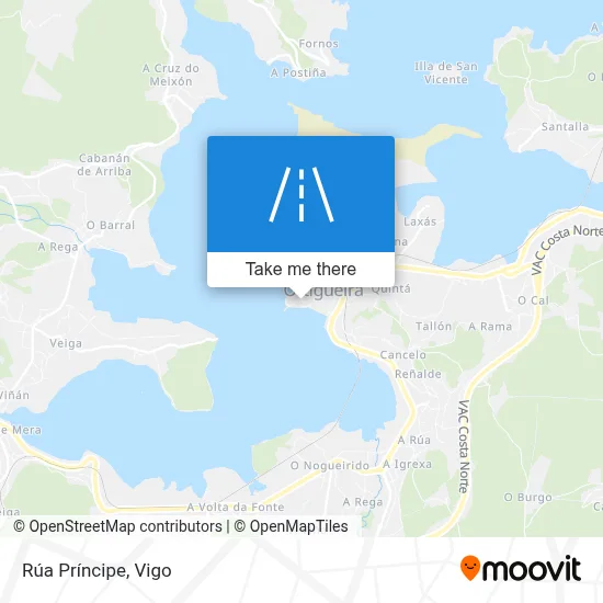 Rúa Príncipe map