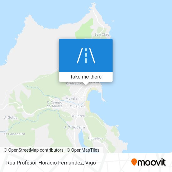 Rúa Profesor Horacio Fernández map