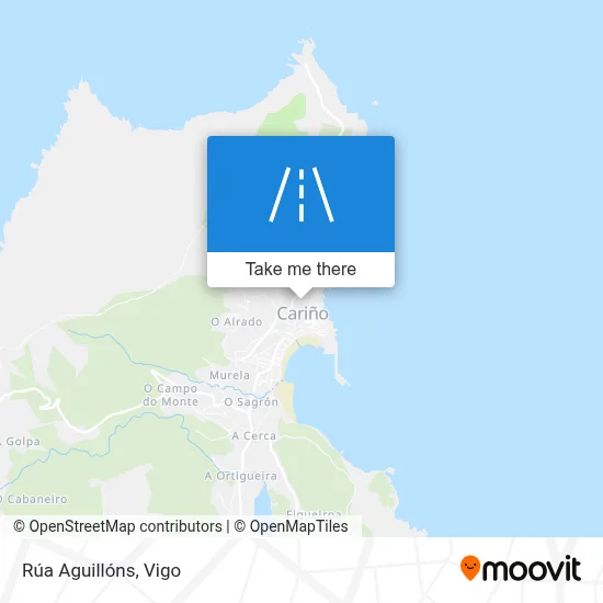 Rúa Aguillóns map