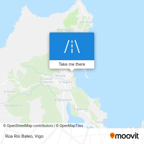 Rúa Río Baleo map