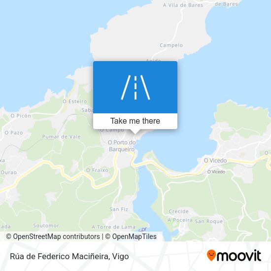 Rúa de Federico Maciñeira map