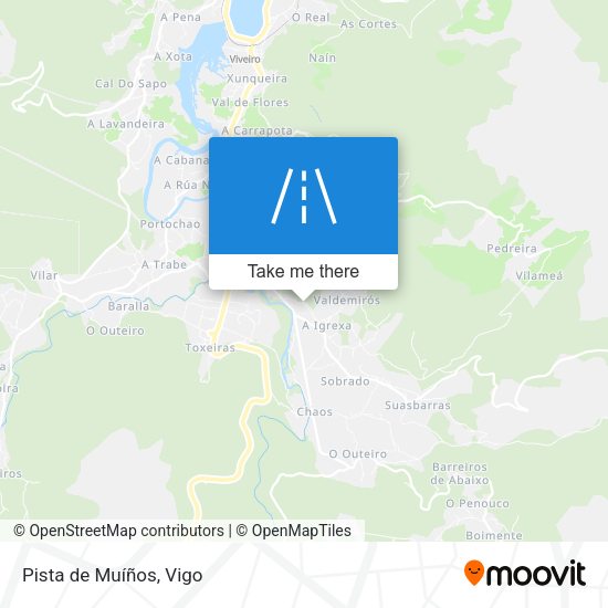 Pista de Muíños map