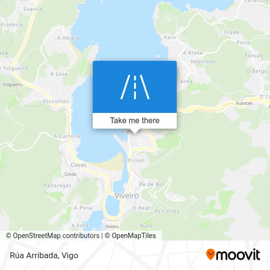 Rúa Arribada map