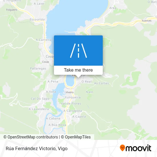 Rúa Fernández Victorio map