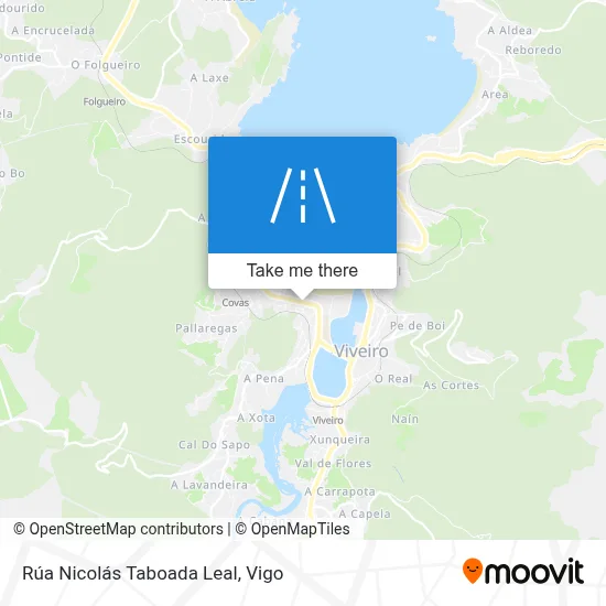 Rúa Nicolás Taboada Leal map