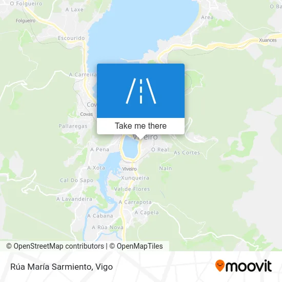 Rúa María Sarmiento map