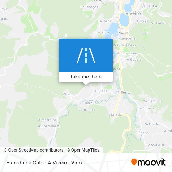 Estrada de Galdo A Viveiro map