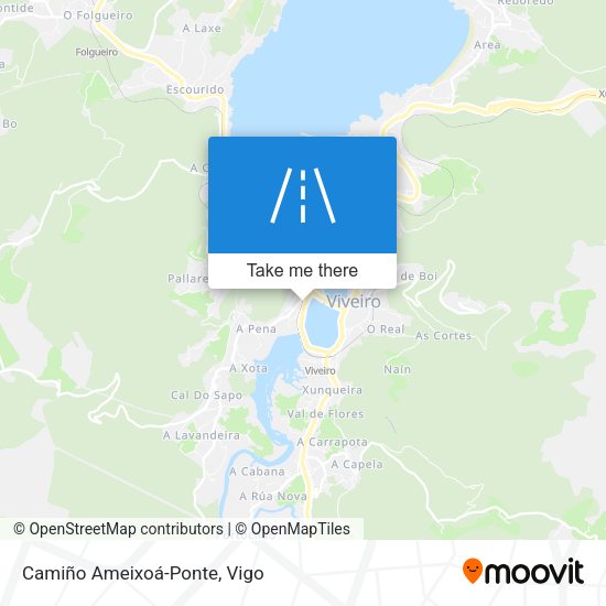 Camiño Ameixoá-Ponte map