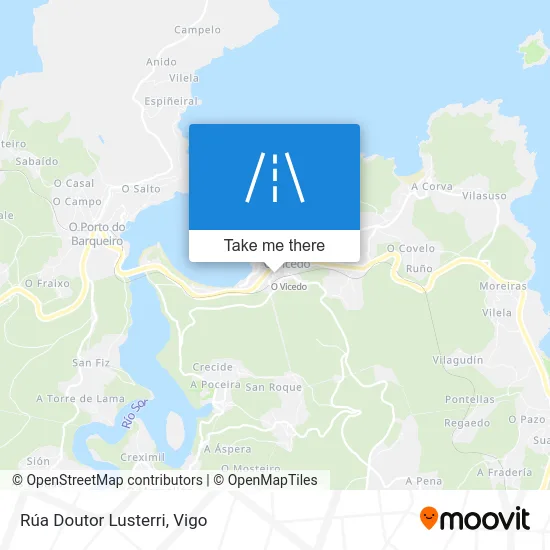 Rúa Doutor Lusterri map