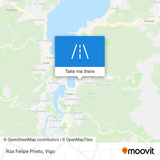 Rúa Felipe Prieto map