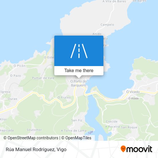 Rúa Manuel Rodríguez map