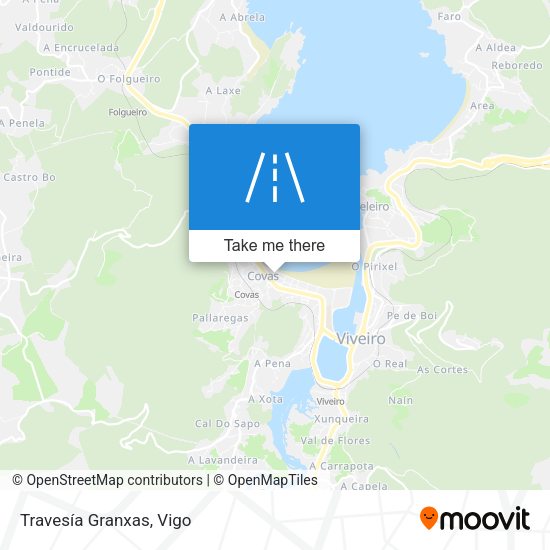 Travesía Granxas map