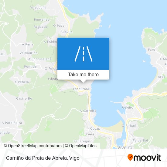 Camiño da Praia de Abrela map