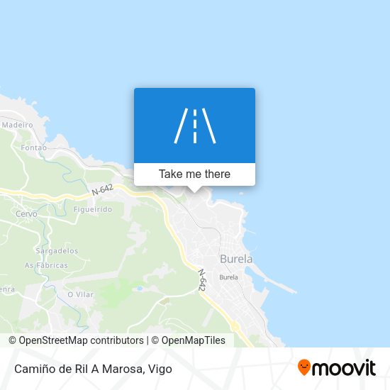 Camiño de Ril A Marosa map