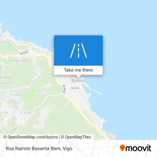 Rúa Ramón Basanta Bem map
