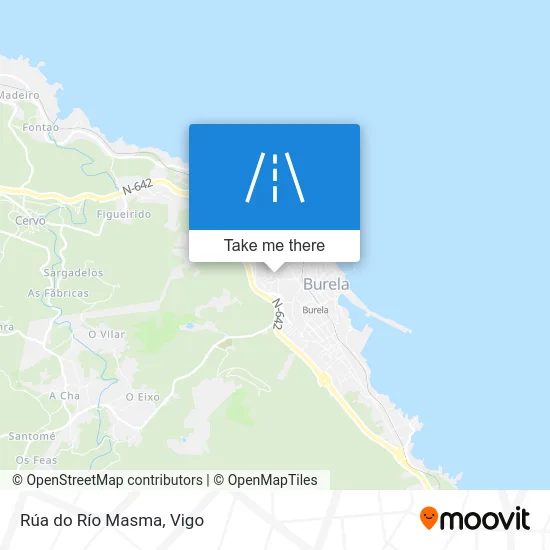Rúa do Río Masma map
