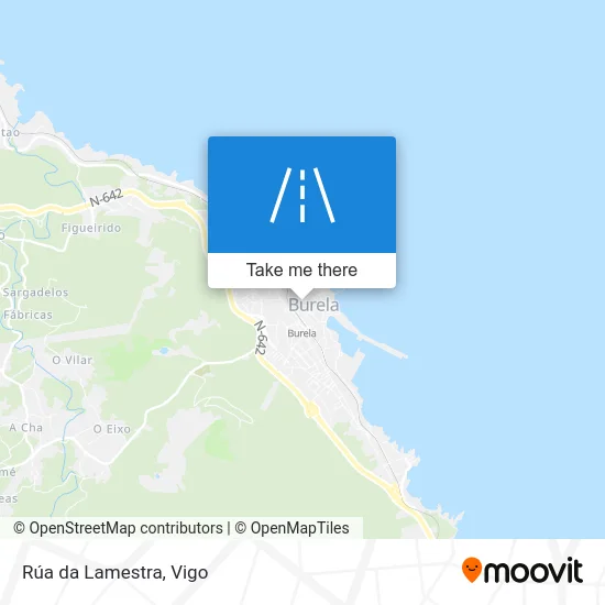 Rúa da Lamestra map