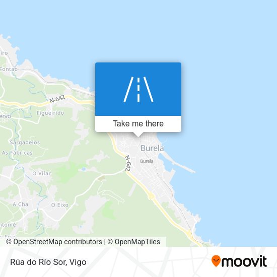 Rúa do Río Sor map