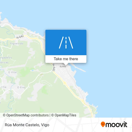 Rúa Monte Castelo map