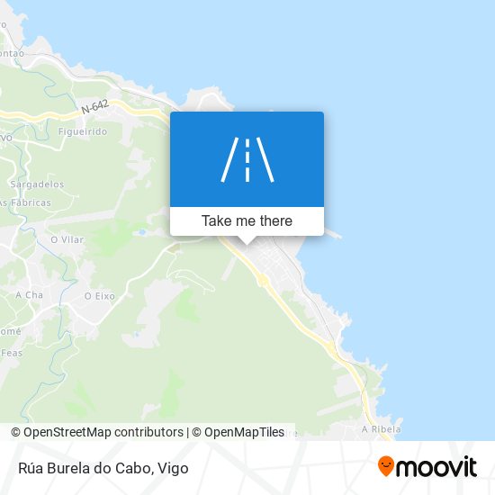 Rúa Burela do Cabo map