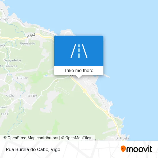 Rúa Burela do Cabo map