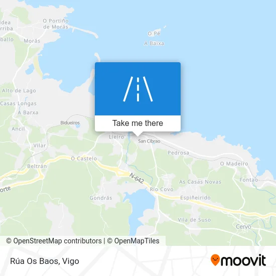 Rúa Os Baos map