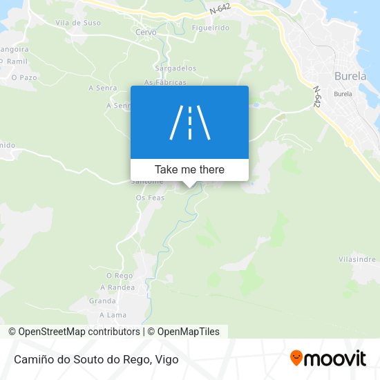 Camiño do Souto do Rego map